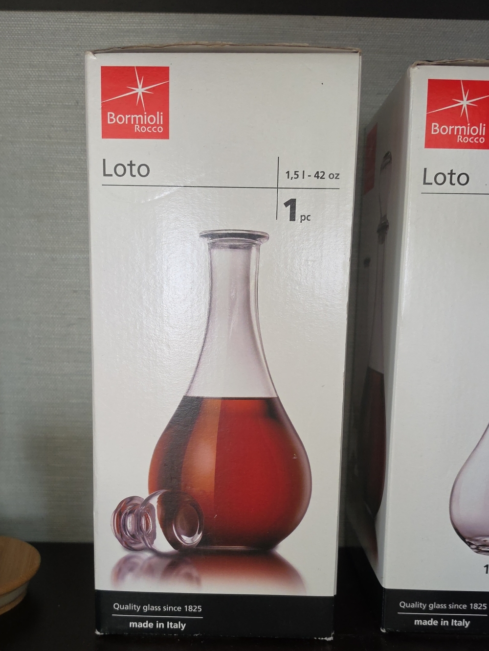 Bormioli Rocco Loto Glass Decanter - Clear